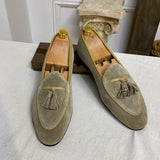 Loafers de Camurça com Pompom - Estilo Iate 'Monte Carlo'