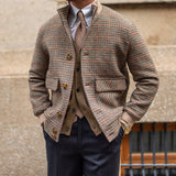 Riviera Brown Prince of Wales Bomber Jacket