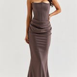 Esmeralda - Vestido Longo com Sutiã Embutido