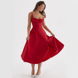 Luana - Vestido Maxi Sofisticado para Eventos Especiais