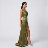 Tânia - Vestido Maxi Sofisticado para Eventos Especiais