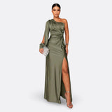 Luna - Vestido Maxi Sofisticado para Eventos Especiais