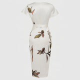 Isabel - Vestido Midi com Laço Elegante