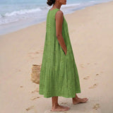 Ana - Elegante Vestido de Algodão