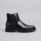 Botas Chelsea Pretas de Couro Blackwell