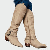 Botas de cowboy vintage em couro