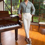 Bamboo Camisole with Cuban Collar - Saint Jean Model
