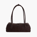 Bolsa Baguette Adora em Suede