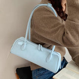 Bolsa Baguette Adora em Suede