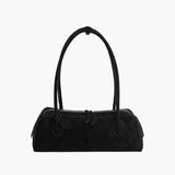 Bolsa Baguette Adora em Suede