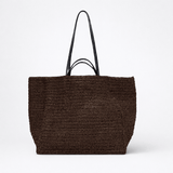 Bolsa de Praia Aimee em Palha Tecida à Mão
