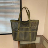 Bolsa de Praia Beatrice em Tecido com Ampla Capacidade