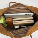 Bolsa Tote Vintage Beatrice em Couro para Laptop