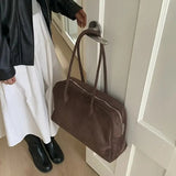 Bolsa Tote Vintage Beatrice em Couro para Laptop