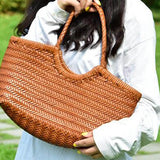 Bolsa tote Beatrice em design trançado