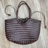 Bolsa tote Beatrice em design trançado