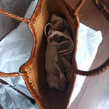 Bolsa tote Beatrice em design trançado