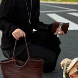 Bolsa Tote Bianca em Couro Trançado Artesanal