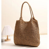 "Saco de Praia Brielle em Palha Trançada" can be rewritten as "Bolsa de Praia Brielle em Palha Trançada".