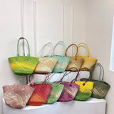 Camille French Straw Bag