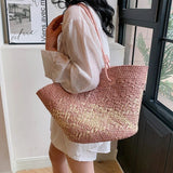Camille French Straw Bag