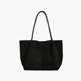 Cheska Suede Tote Bag with Included Pouch