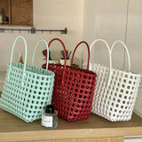 Bolsa Transparente em Rede Cresta