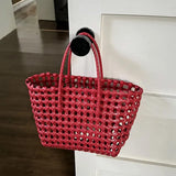 Bolsa Transparente em Rede Cresta