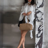 Bolsa Tote Elena em Couro Natural