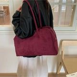 Bolsa de Ombro Jenny em Suede