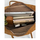 Bolsa de Ombro Jenny em Suede