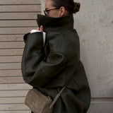 Bolsa Jessica Trançada em Suede