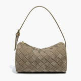 Bolsa Jessica Trançada em Suede