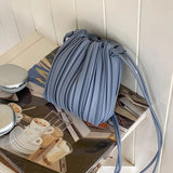 Lily Mini Pleated Shoulder Bag