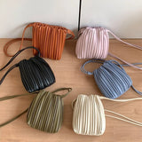 Lily Mini Pleated Shoulder Bag