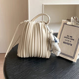 Lily Mini Pleated Shoulder Bag