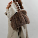 Saco Tote Loreen em Cabelo Sintético