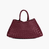 Bolsa Média Trançada em Couro Vegano - Estilo Marissa