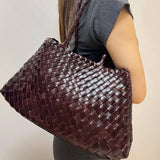 Bolsa Média Trançada em Couro Vegano - Estilo Marissa