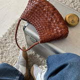 Marissa Mini Bolsa de Couro Vegan Trançado