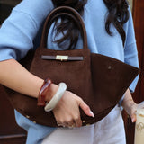 Bolsa Mala Melanie em Suede