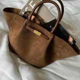 Bolsa Mala Melanie em Suede