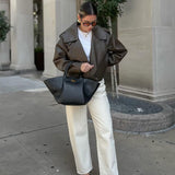 Melanie Leather Handbag