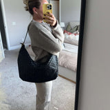 Woven Scarlett Saco Tote