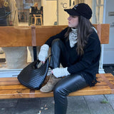 Woven Scarlett Saco Tote
