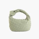 Mini Suede Woven Bag