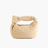 Mini Suede Woven Bag