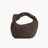 Mini Suede Woven Bag