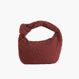 Mini Suede Woven Bag