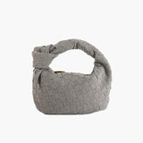 Mini Suede Woven Bag